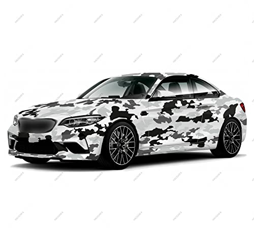 Camo Camouflage Car Decal Vinyl Car Wrap Decal Sticker Universal Car Decals #TOP12