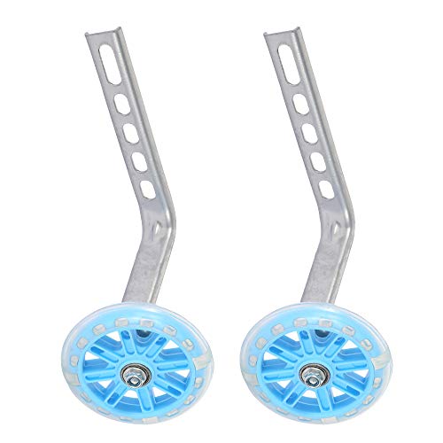 Ruedas de entrenamiento para bicicleta, 1 par, DubMag, color azul, para bicicletas de 12 a 20 pulgadas miniatura 1
