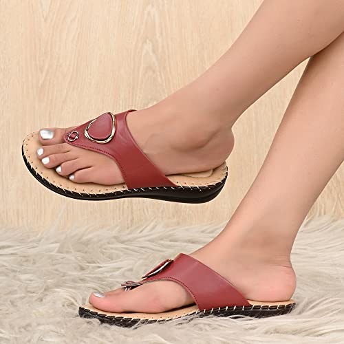 Image of Centrino Women's Thong Comfortable Ortho Care Ladies | Fashion Wear Sandal & Chappal | Soft Cushioned for More Comfort (7902)