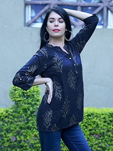 Image of Women's Rayon Anarkali Regular Fit Top