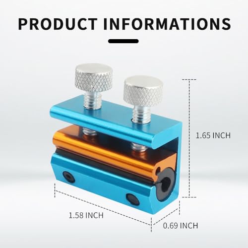 Image of Double-Headed Motorcycle Cable Luber Tool for Brake Cable Lubrication,Cable Lube Dispenser Motorcycle Tools for Motorcycles Bicycle Scooter,Universal Motorcycle Tools Cable Lube (Blue Gold)