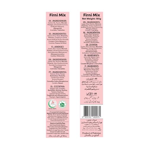 Mehran Firni Mix 180 g, Multicolor