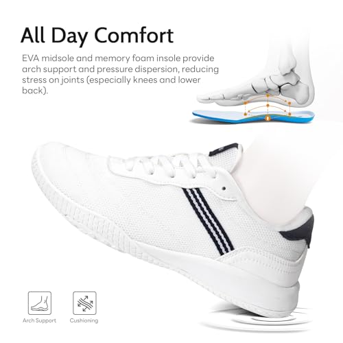 Women's Go Walk Shoes Comfortable Lightweight Cushion Running Tennis Shoes Breathable Athletic Gym Workout Cross Training Fashion Sneakers4