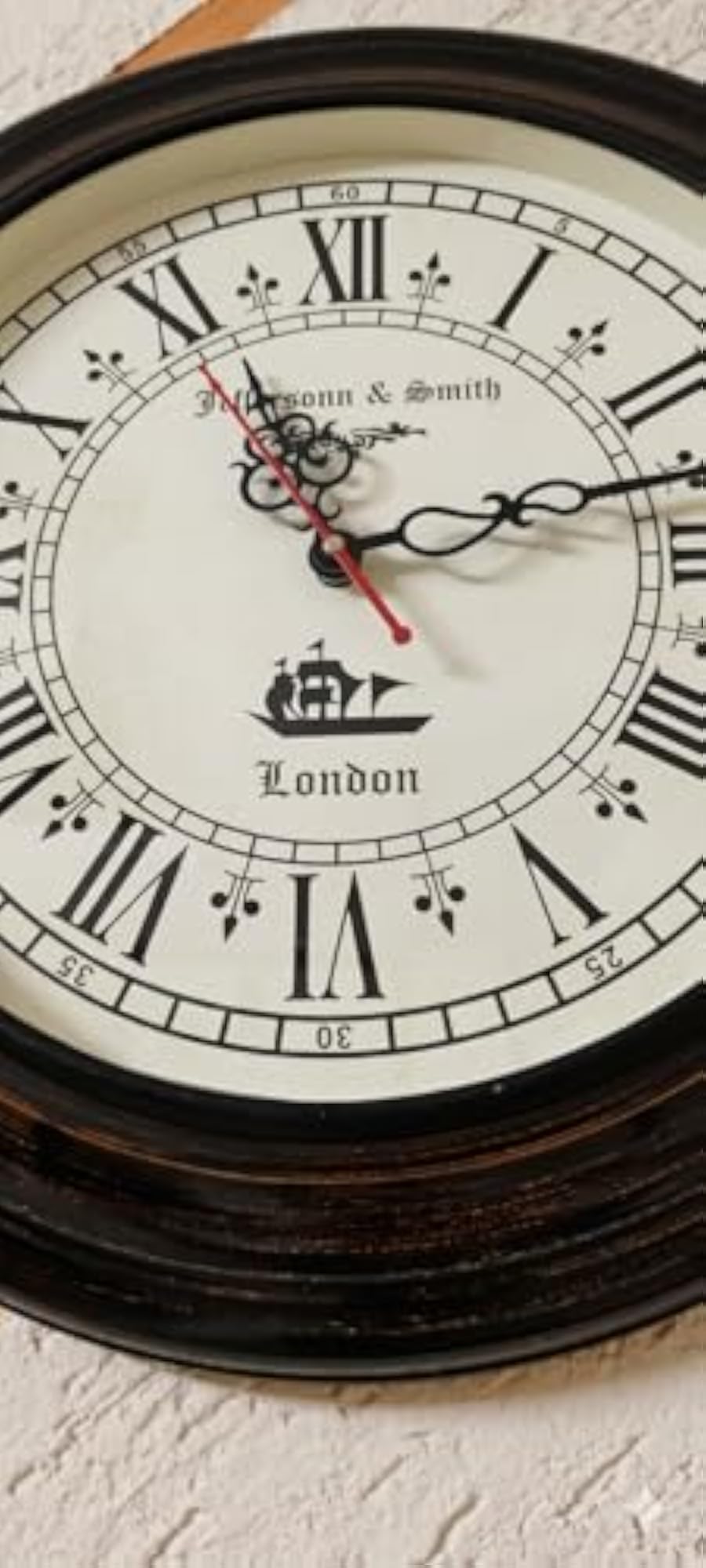 Wooden Analog Jefferson 16 Inch Big Wall Clock