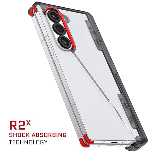 Image of Ghostek Covert Clear Galaxy Z Fold 6 Case with Built-in Kickstand and Full Hinge Protection Shockproof Protective Phone Cover Designed for 2024 Samsung Galaxy Z Fold6 (7.6 inch) (Smoke)