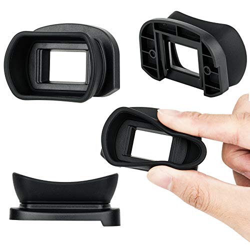 image for Fotasy JJC KIWIFOTOS Ergonomic Long Camera Eye Cup, Eye Piece viewfind