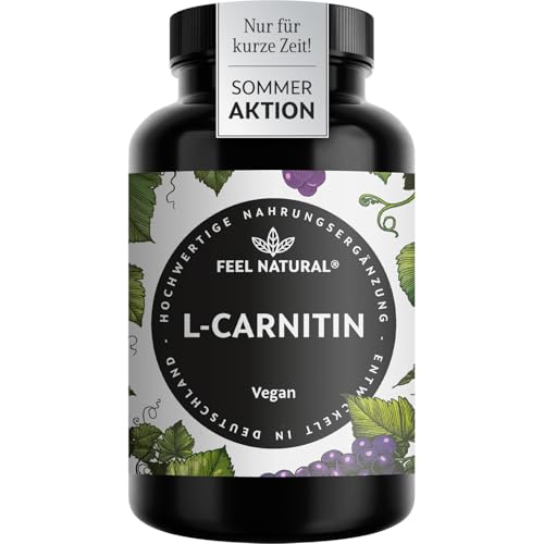 L-Carnitin 120 Kapseln - L-Carnitin-Tartrat in Premium Qualität – hochdosiert - vegan & ohne Zusätze - in Deutschland entwickelt & laborgeprüft L-Carnitin 120 Kapseln - L-Carnitin-Tartrat in Premium Qualität – hochdosiert - vegan & ohne Zusätze - in Deutschland entwickelt & laborgeprüft