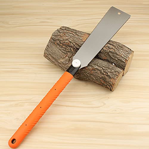 Japanese Fine Cut Saw, Flexible Blade Handsaw,Double Edge Pull Saw Interchangeable Flush Cut Saw Flexible Blade Handsaw for Woodworking,Craft and Industrial