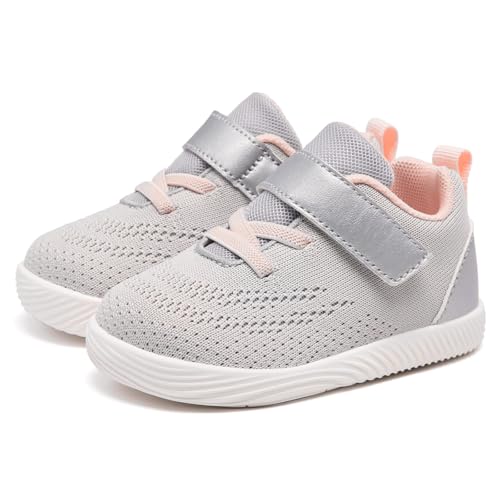 Image of MORENDL Toddler Sneakers Baby Boys & Girls Barefoot Shoes Lightweight Breathable Walking Running Tennis Athletic Sport Shoes