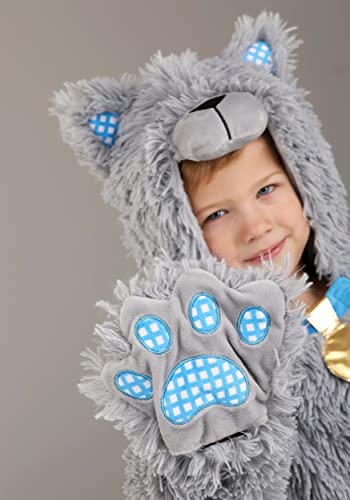 Disfraz de perro para niños con capucha y mitones miniatura 3