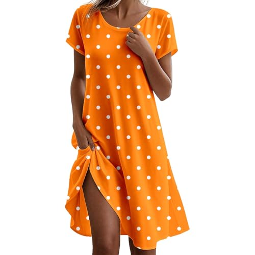 Ropa Mujer Vestidos Vestido Largo Mujer Verano Largos De Fiesta Flamenca Primavera Algodon Moda Rojo Manga Corta Elegante Ninas Playeros Tallas Grandes Piscina XS Tirantes Blanco Talla Grande Lunares