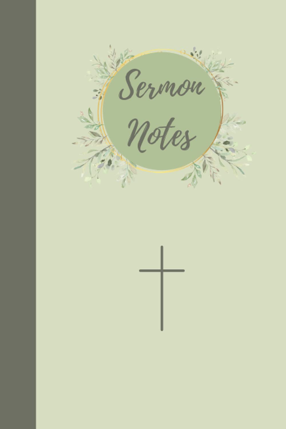 Green Sermon Notes Notebook