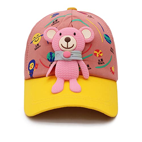 Image of VRITRAZ Unisex Kids Baseball Cap | Soft Cotton Adjustable Sun Hat for Boys & Girls | Casual Outdoor Summer Wear (4-12 Year)