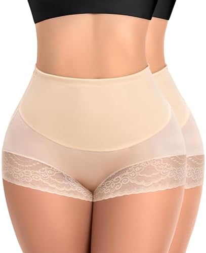 Ganado Tummy Control Shapewear for Women High Waisted Shaping Underwear Seamless Stomach Body Shaper Girdle Panties
