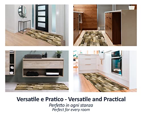 HomeLife Tappeto Cucina Antiscivolo PVC in Vinile