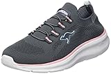 KangaROOS Damen KJ-Brighton Sneaker, Vapor Grey/Dusty Rose, 38 EU