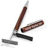 Heri Metal Signature Stamp Pen with Free Engraving - Wood