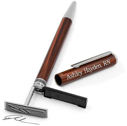 Heri Metal Signature Stamp Pen with Free Engraving - Wood