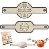 Silicone Bread Sling for Dutch Oven - Non-Stick & Heat Resistant, 2Pcs Oval and Round Reusable With Long Handles for Transfer Sourdough