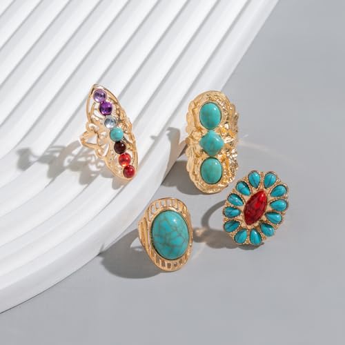 La mejor selección de Anillos de Turquesa del mes. 22 Imagen adicional