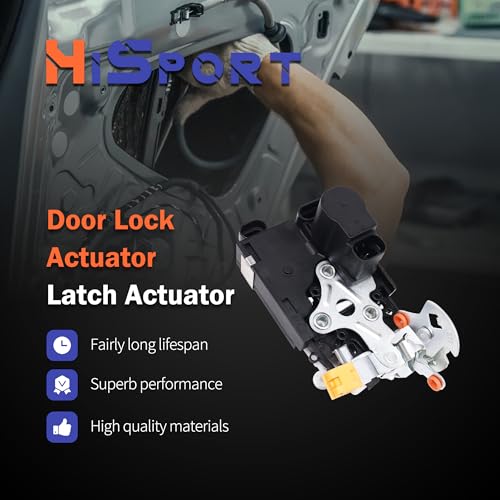 Image of HiSport Front Right Door Lock Actuator 931-319 15110644 | Compatible with Cadillac Chevy GMC Escalade EXT Avalanche Silverado Suburban Sierra 1500 2500 3500 2000-2006