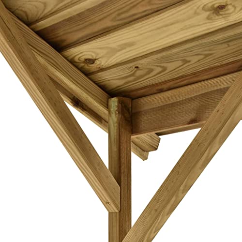 Foto von vidaXL Grillpavillon Kiefernholz Imprägniert 163,5x93x210 cm