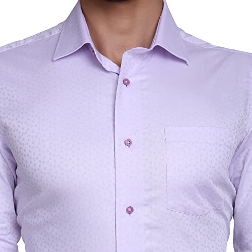 Image of Blackberrys Men's Cotton Solid Slim-Fit Formal Shirts