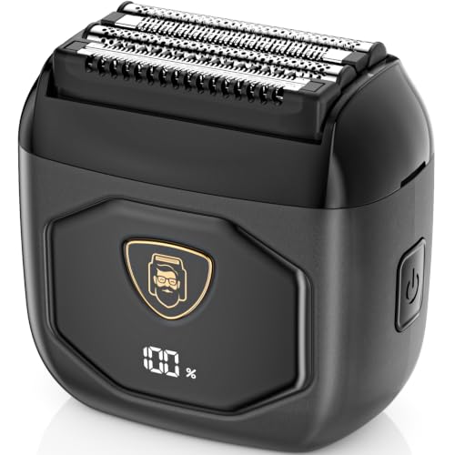 Image of Electric Foil Shaver for Men: Full-Metal Body & 4 Floating Blades