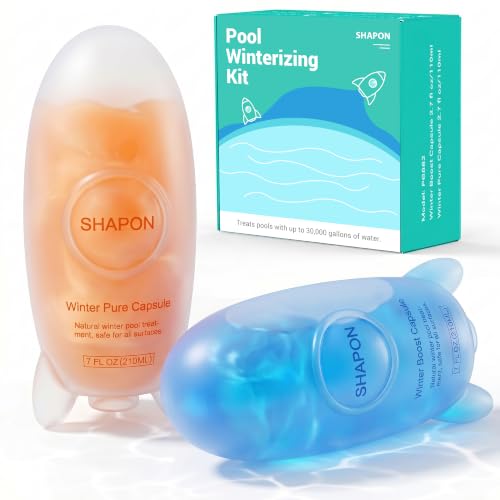 SHAPON Pool Winter Closing Kit, All-in-One Pool Winterizing Kit for Above Ground and In-Ground...