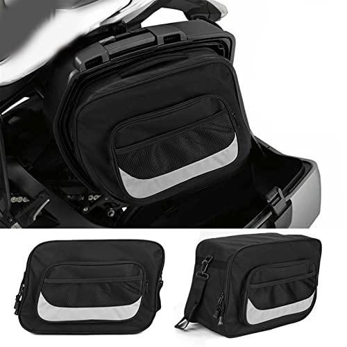 Sac de bagages moto extensible noir pour intérieur de valise