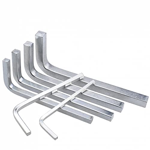 Jheuayk L-Shaped Square Head Wrench Set, Square Key 4 Point Wrench Screwdriver Set 3-10Mm, Square Head Wrench Tools 7Pcs #TOP3