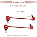 X AUTOHAUX 2pcs Front Sway Bar Links Stabilizer Link Kit for Mitsubishi Outlander 2007-2015 for Mitsubishi Lancer 2008-2015 Suspension Kit No.K80258/LC6234170