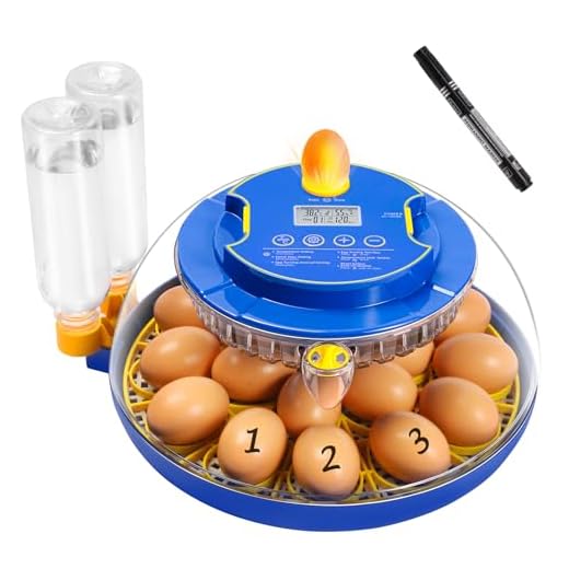 18 Egg Incubators for Hatching Eggs，360°Airflow Circulation System Incubator with Automatic Egg Turner and Humidity Control，Incubator for Chicken Eggs for Hatching Chicken Duck Goose Quail Turkey