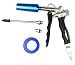 YOTOO 2-Way Air Blow Gun kit with Adjustable Air Flow, Extended Nozzle, High Flow Nozzle and 1/4" NPT Female Quick Plug
