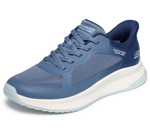 Image of Skechers Womens Hands Free Slip-ins Bobs Squad 4 - Staple Look