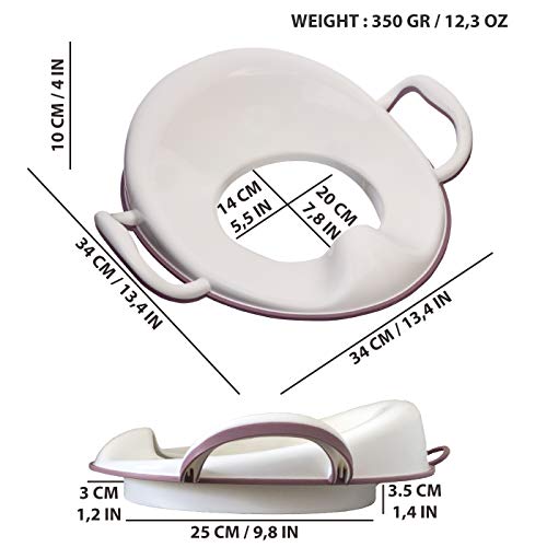 BISOO Toiletverkleiner voor Kinderen - WC-Bril Verkleiner - Toilettrainer - Toiletbril Verkleiner - Kinderen WC Adapter… - Afbeelding 5