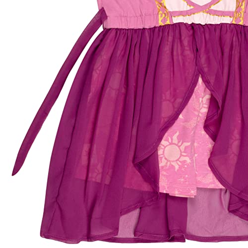 Barboteuse Raiponce Disney Princesse rose 2T, change rapide sans manches