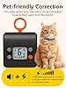FLYSPEAR Wireless Cat Barrier - Rechargeable Indoor Barrier with 6 Adjustable Range Radius up to 7 ft, 6 Adjustable Safe Static Intensity for Cats Small Dogs with Hook (Wireless Barrier Kit)