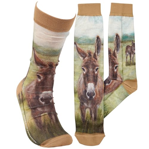 Chaussettes âne multicolores pour exprimer votre bonne humeur au quotidien