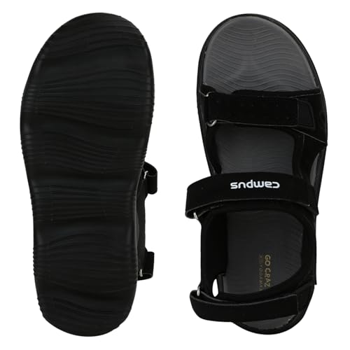 Image of Campus Men's GC-04 Sandals BLK /WHT -6UK /India 1Pair