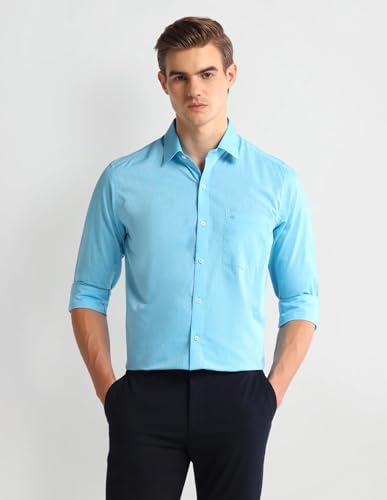 Image of Arrow Men's Solid Slim Fit Shirt