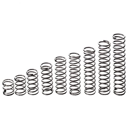 Cgshop-Resorte comprimido Alambre de acero inoxidable 304 diámetro 1,8 m diámetro exterior 10-20mm resorte de retorno de absorción de impacto tipo Y, 5 uds, Buena elasticidad y más duradero(45mm,14mm)