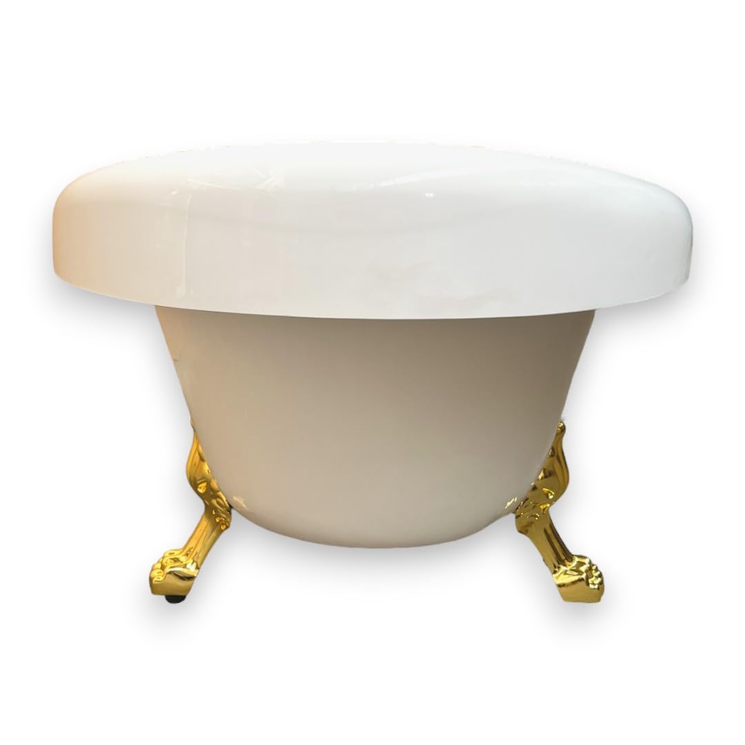 VASCA DA BAGNO INSTALLAZIONE LIBERA EPOCA RETRÓ Margherita Piedi Oro 170x80 cm