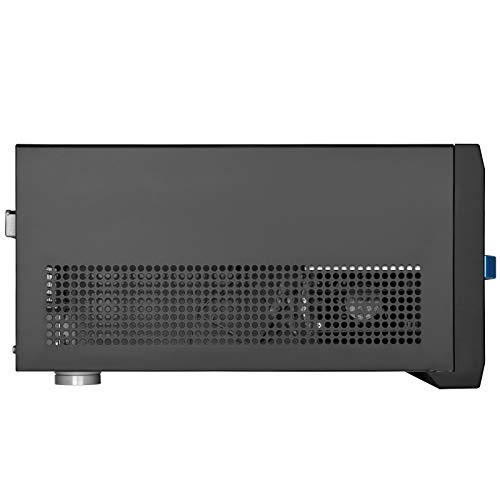 Gabinete SilverStone Technology SST-SG12B-V2 para PC de Forma Pequeña (SFF), Micro-ATX, con Panel Frontal de Aluminio miniatura 3