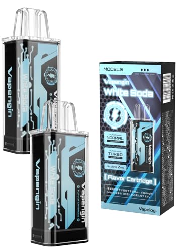 Vapengin Model 3 �x�C�v�G���W�� ���f�� 3 �z���C�g�\�[�_ �����p �t���[�o�[�J�[�g���b�W 2�� �Z�b�g �b�j�R�`���[���E�^�[���[�� �Z���t���[�o�[�������^�[�{���� �x�C�v �J�[�g���b�W������ �d�q�^�o�R