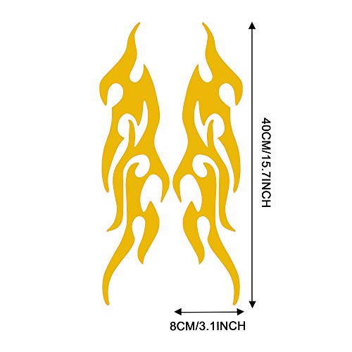 TOMALL 2 Pezzi 40 cm Adesivo Riflettente Auto