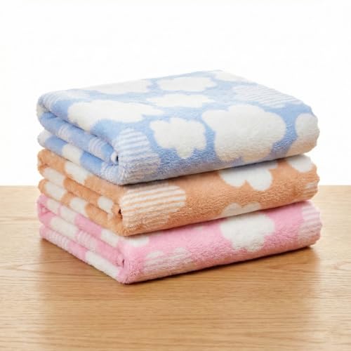 Image of QURIPE 10 Pack Kitchen Cloth Dish Towels, Microfiber Cleaning Cloth Double-Sided Dish Drying Towel Reusable for House Furniture Table Kitchen Dish Window Glasses (Cloud), Purple