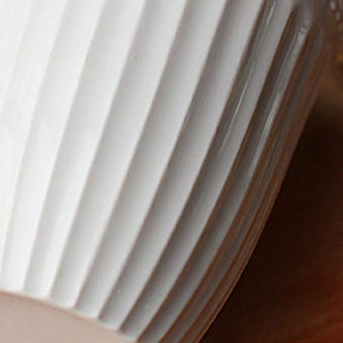 Duży kubek do kawy Kubek Ceramiczny kubek na wodę z porcelany kostnej Filiżanka do kawy Prosty kreatywny styl pałacowy Wytłoczony czysty biały kubek do mleka Duża pojemność