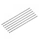 sourcing map 6 Stk. HSS Spiralbohrer (Hoch schnell Stahl) extra lange Spiralbohrer 4mm Durchmesser 160mm