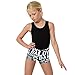 Alexandra Collection Youth Love Dance Athletic Booty Short Black Medium